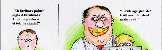 KARIKATUUR ⟩ Turumajandusse ei tohi sekkuda!