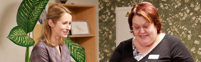 Pea­mi­nis­ter KA­JA KAL­LAS käis Valk­la Sü­de­ma­ko­dus ja Keh­ra rah­va­ma­jas