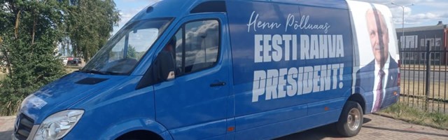 Presidendikandidaat Henn Põlluaas alustab homme kampaaniabussiga Eesti ringsõitu