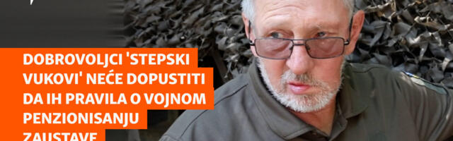 Dobrovoljci 'Stepski vukovi' neće dopustiti da ih pravila o vojnom penzionisanju zaustave