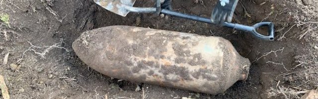 FOTO | Järvamaalt leiti veerand tonni kaaluv lennukipomm