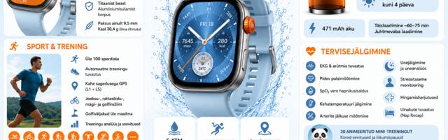Huawei Watch Fit 5 Pro – tõenäoliselt üks parimaid nutikelli praegu