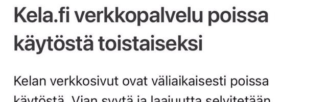 Kela veeb on maas