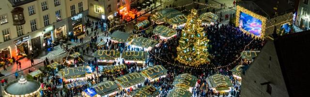 Tallinn avab jõuluturu sel reedel, kuuske hakkab kaunistama mitukümmend tuhat tulukest