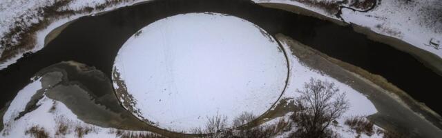 VIDEO | Vana-Vigala hiiglaslik jääratas on taas pöörlema hakanud