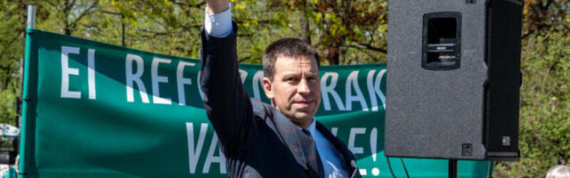 Tammsaare pargis avaldati meelt maksutõusude ja valitsuse poliitika vastu