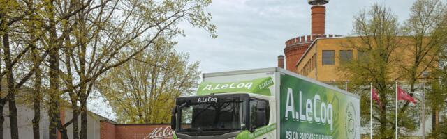 A.Le.Coq Tartu piirkonna esimese elektriveokiga vähendatakse CO2 heitmeid aastas 20 tonni
