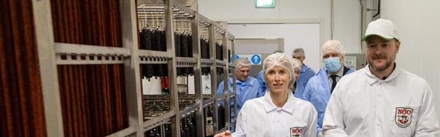 FOTOGALERII: Peaminister Kaja Kallas külastas Nõo Lihatööstust