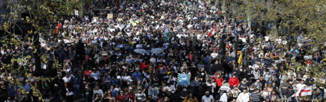 Tuhanded inimesed avaldasid nädalavahetusel Londonis meelt koroonahulluse vastu