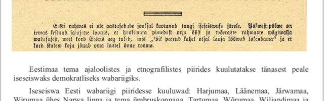 „Heade mõtete kastis“ on… Eesti iseseisvusmanifest kui vastumürk eestluse lõhestajatele! (35. saade)
