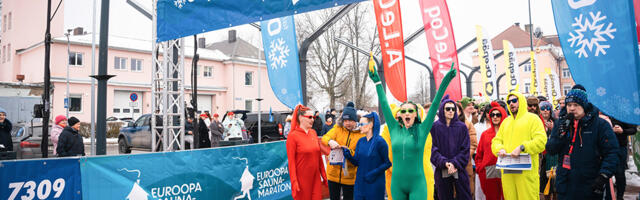 Ligi tuhatkond saunasõpra lustisid Euroopa Saunamaratonil