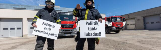 Ametiühingud arutavad päästjate üha kriitilisemaks muutuvat palgaseisu
