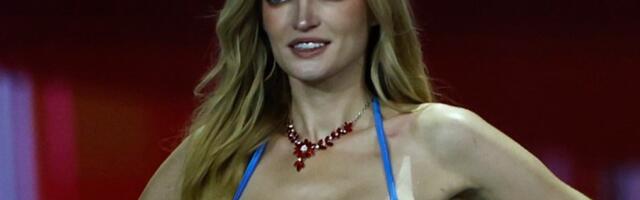 Läti kauneim naine on kriitikatule all. Kas iluduskuninganna riietus Miss Universumi laval Snegurotškaks? 