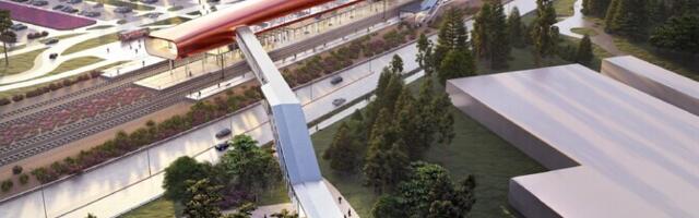 Rail Balticu ehitajad alustasid Pärnu reisterminali ala raadamist