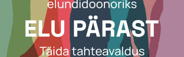 VAID KOLM PROTSENTI TÄISKASVANUTEST OTSUSTAB ELUNDIDOONORIKS HAKATA