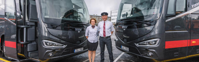 FOTOD I Lux Express esitles keskkonnasäästlikke reisibusse