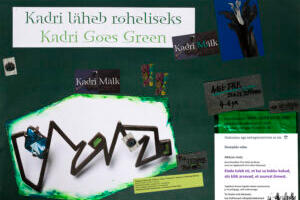 Kadri Mälgu kahepäevane näitus ja artist talk “Kadri läheb roheliseks” Hop galeriis