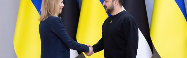 Eesti peaminister Kaja Kallas kohtus Ukraina president Zelenskiga