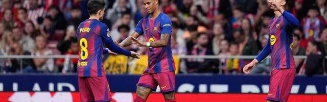 BARSA OTIŠLA NA +7 Levandovski može i ramenom, Gonsales "pucao" Atletiku u noge