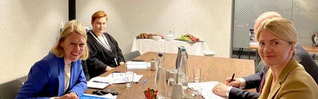 Välisminister Liimets arutas Norra kolleegiga edasist toetust Ukrainale ja Läänemere piirkonna julgeoleku tugevdamist