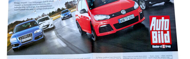 Vanast Autolehest. Võrdlustestis võimas Golf R ja neli konkurenti
