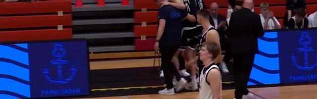 DELFI VIDEO | Pärnu leegionär talutati väljakult minema, aga Tartu seeriaks peaks ta olema tagasi