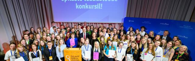 Õpilaste teadustööde konkursi peapreemiad läksid Tartusse, Tallinnasse ja Otepääle