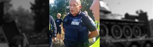 Politsei katkestas Narva punamonumentide tagastamist toetava koosoleku!