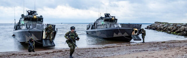 PILDID: Mereväe, Kaitseliidu ja liitlasüksused harjutasid ühiselt Eesti saarte kaitset