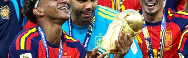 Hispaania hõivas FIFA edetabelis esikoha, Norra tegi vägeva tõusu