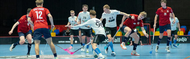 Eesti saalihokikoondis väsis Tšehhi vastu viimasel kolmandikul