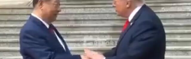 DELFI VOOG | Donald Trump ja Xi Jinping pidasid maha intensiivse duelli käepigistamises