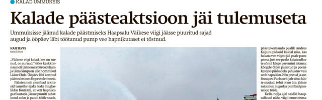 Lääne Elu paberleht laupäeval, 17. veebruaril