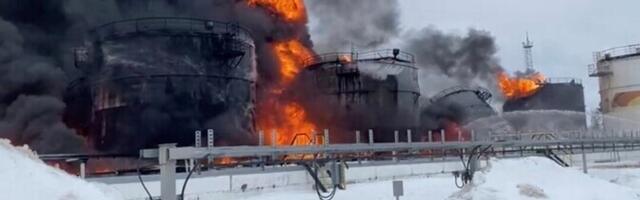 Ukraina droonirünnak süütas naftahoidla Volgogradi oblastis