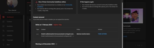 Tsensuuri ei ole? Timo Kalaus alias Silver Ronk youtube kanal on maas