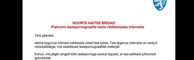 Politsei hoiatab petukirjade eest