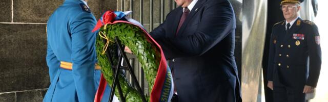 "NEKA VAM JE VEČNA SLAVA I HVALA": Ministar Gašić položio venac na Avali povodom Dana Vojske Srbije