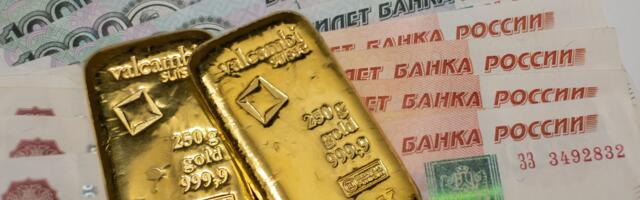 Uus kullastandard? Kreml kinnitab plaani tagada rubla tulevikus kulla ja toorainetega