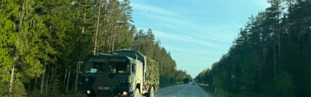 Ettevaatust: teedel liigub palju sõjatehnikat