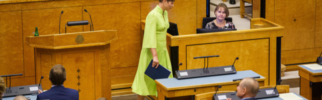 Kersti Kaljulaidil ei õnnestunud enam parlamendist üle sõita