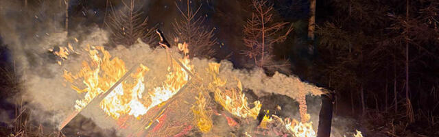 Tõrva vallas põles suur järelevalveta lõke