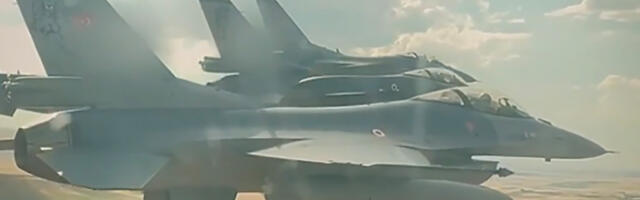 VIDEO: Türgi sõjalennukid F-16 on teel Eestisse