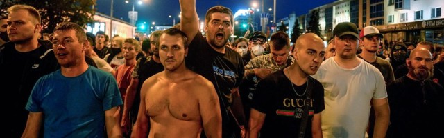 Valgevenes jätkusid teist ööd järjest meeleavaldused