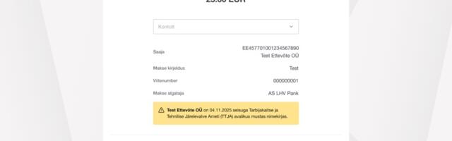 Kiidame: LHV hoiatab TTJA mustas nimekirjas oleva kaupleja eest