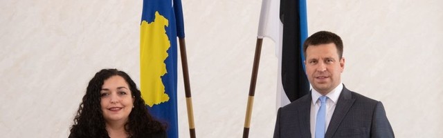 Riigikogu esimees kinnitas Kosovo presidendile Eesti toetust pürgimisel Euroopa Liitu