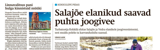 Lääne Elu paberleht laupäeval, 6. aprillil