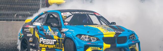 Kevin Pesur jõudis Drift Mastersi Saksamaa etapil veerandfinaali: hooaja kokkuvõttes läheme poodiumikohta püüdma