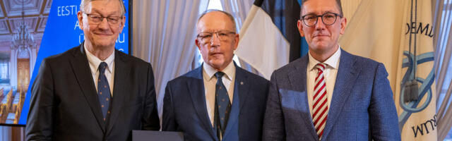 Rektor Toomas Asser pälvis Karl Schlossmanni medali