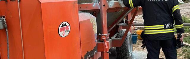 Päästjad kustutasid Valgamaal põleva rolleri ja Võrumaal sutseva viljapunkri