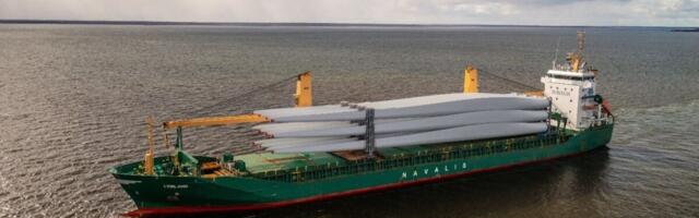 Saarde tuulepargi komponendid jõudsid Eestisse